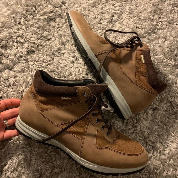 CALLAGHAN || Men’s Boots 3 Tone Gorgeous Ankle suede brown tan - Picture 4 of 10